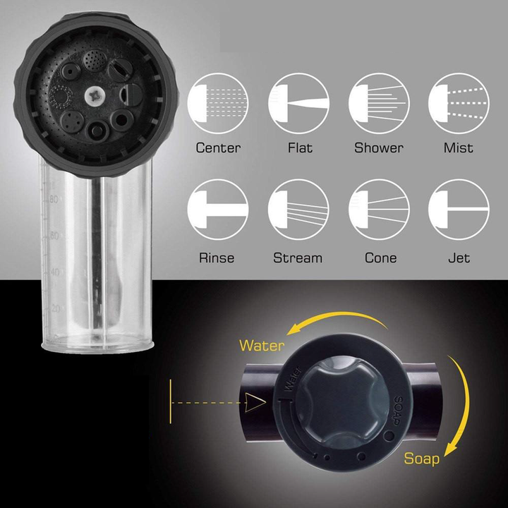 Portable Soap Dispensing High Pressure Hose Connector | Bowlift