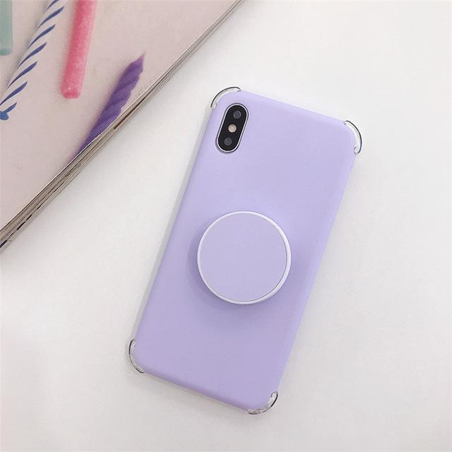 Candee - Matte Silicone iPhone Cover with Ring | Bowlift