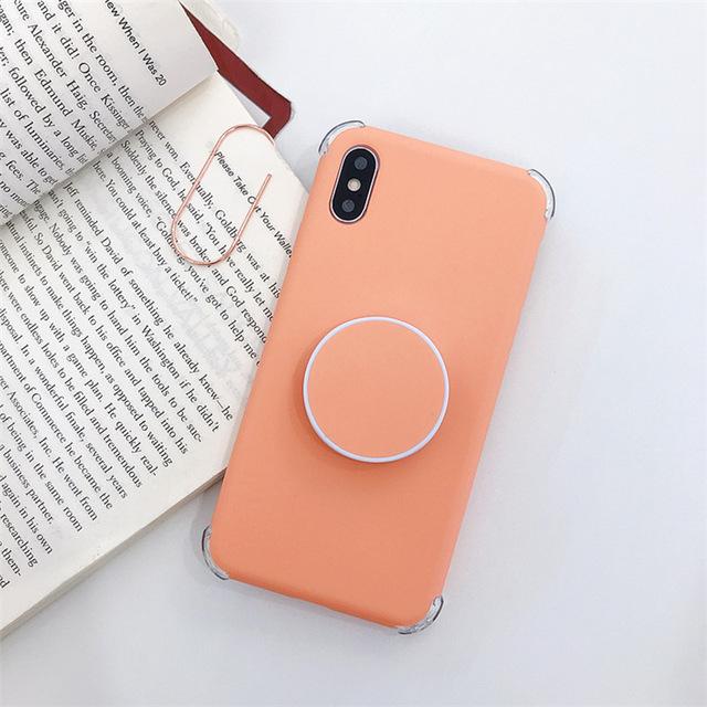 Candee - Matte Silicone iPhone Cover with Ring | Bowlift
