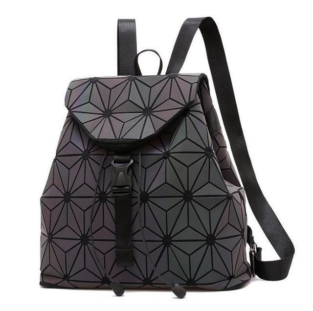 BowLift | Geometric Backpack Holographic Reflective Bag