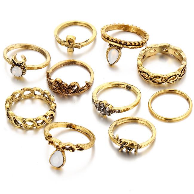 Bohemian Ring Stack - 10 Ring Set | Bowlift