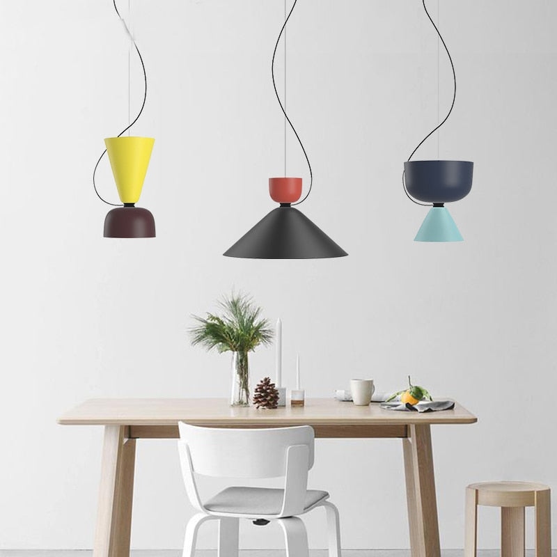 BowLift | Nordic Modern Colorful Pendant Lamps