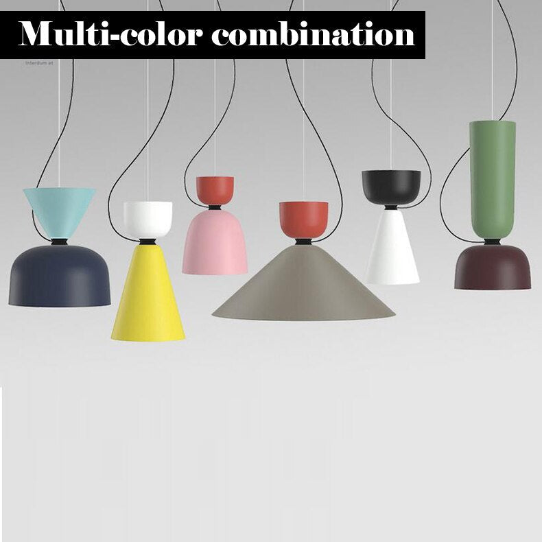 BowLift | Nordic Modern Colorful Pendant Lamps