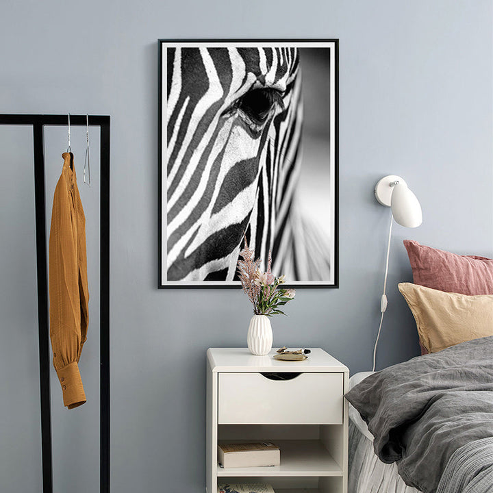 African Zebra - Canvas Wall Art Painting | Bowlift