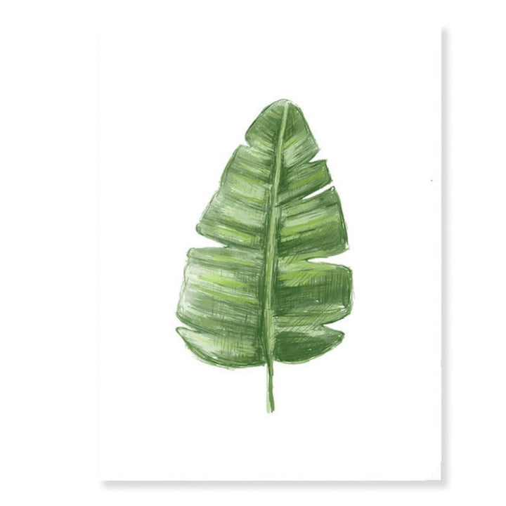 Scandinavian Cactus Green Leaf Life Quote Nordic - Canvas Wall Art Painting | Bowlift