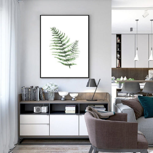 Scandinavian Landscape Geometry Abstract - Canvas Wall Art Painting | Bowlift