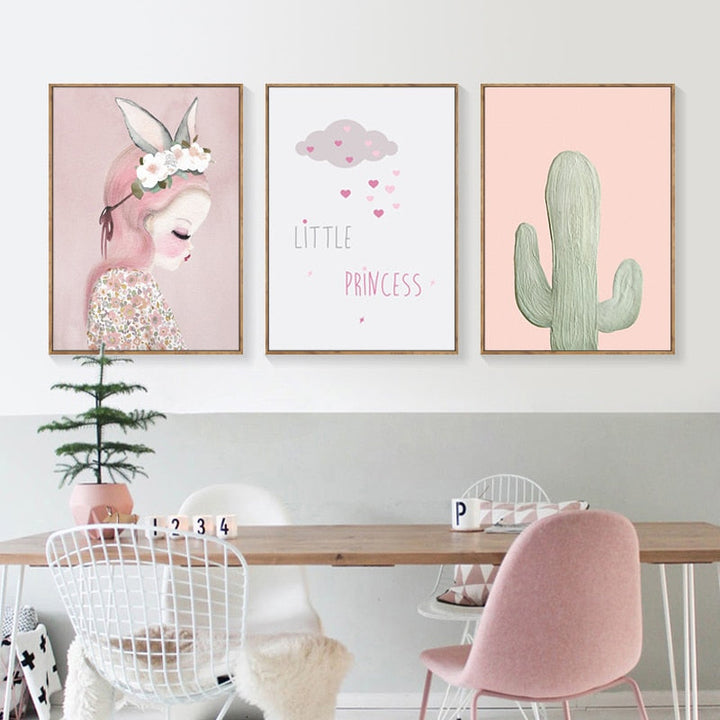 Little Princess - Canvas Wall Art Painting | Bowlift