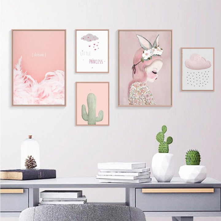 Little Princess - Canvas Wall Art Painting | Bowlift