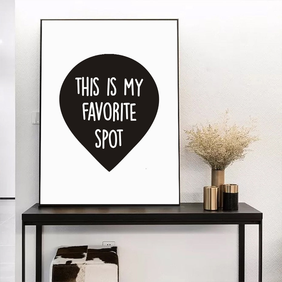 This is My Favorite Spot - Canvas Wall Art Painting | Bowlift