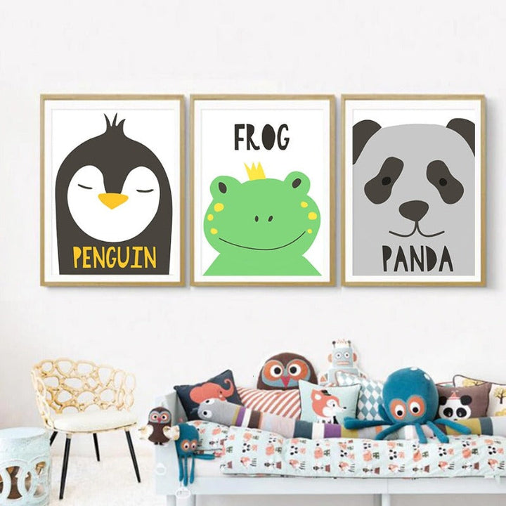 Friendly Faces - Canvas Wall Art Painting | Bowlift