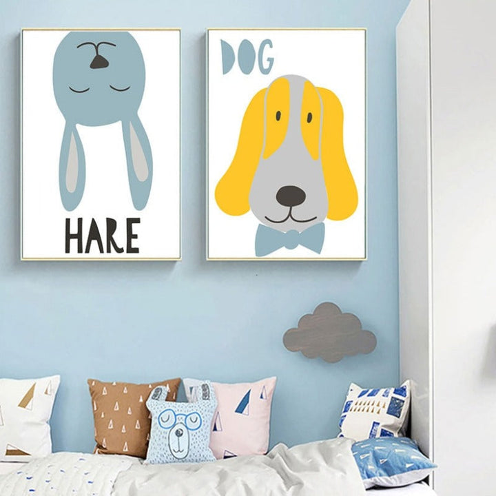 Friendly Faces - Canvas Wall Art Painting | Bowlift