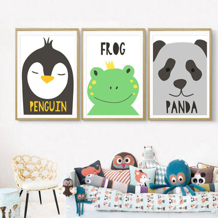 Friendly Faces - Canvas Wall Art Painting | Bowlift