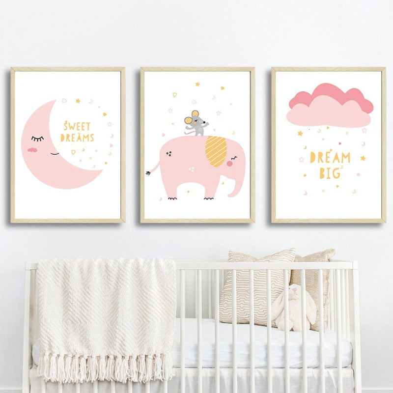 Dream Under Stars - Canvas Wall Art Painting | Bowlift