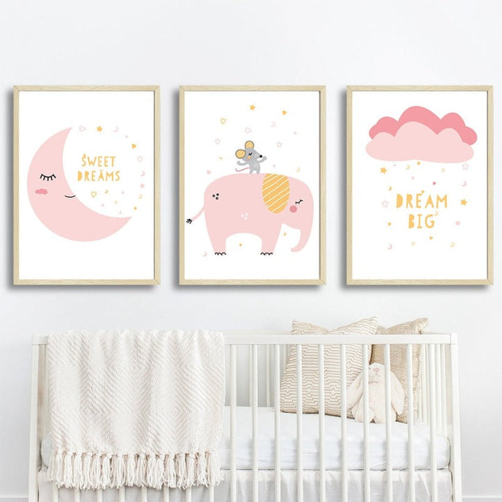 Dream Under Stars - Canvas Wall Art Painting | Bowlift