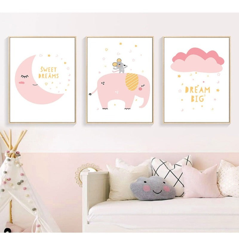 Dream Under Stars - Canvas Wall Art Painting | Bowlift
