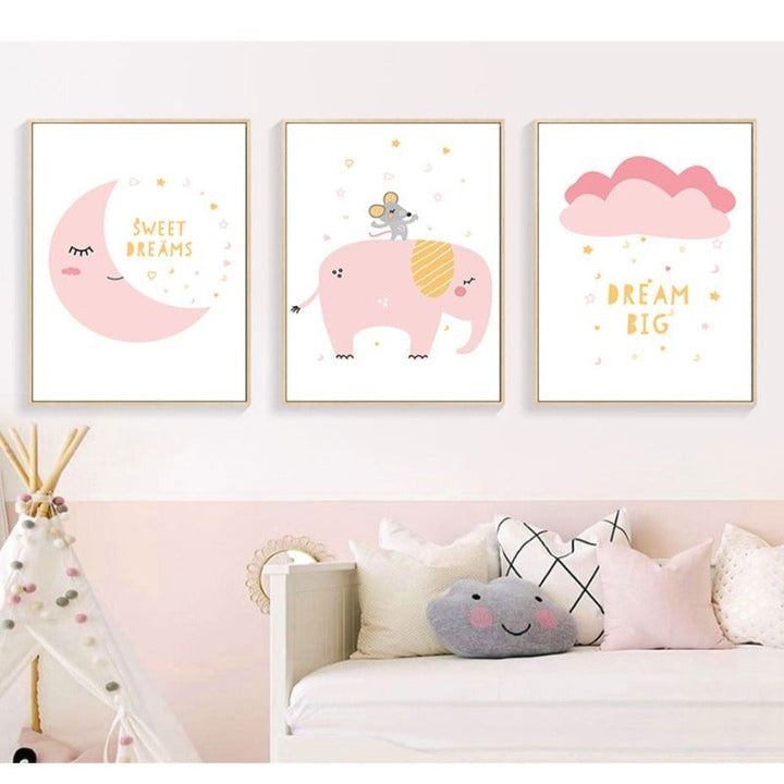 Dream Under Stars - Canvas Wall Art Painting | Bowlift