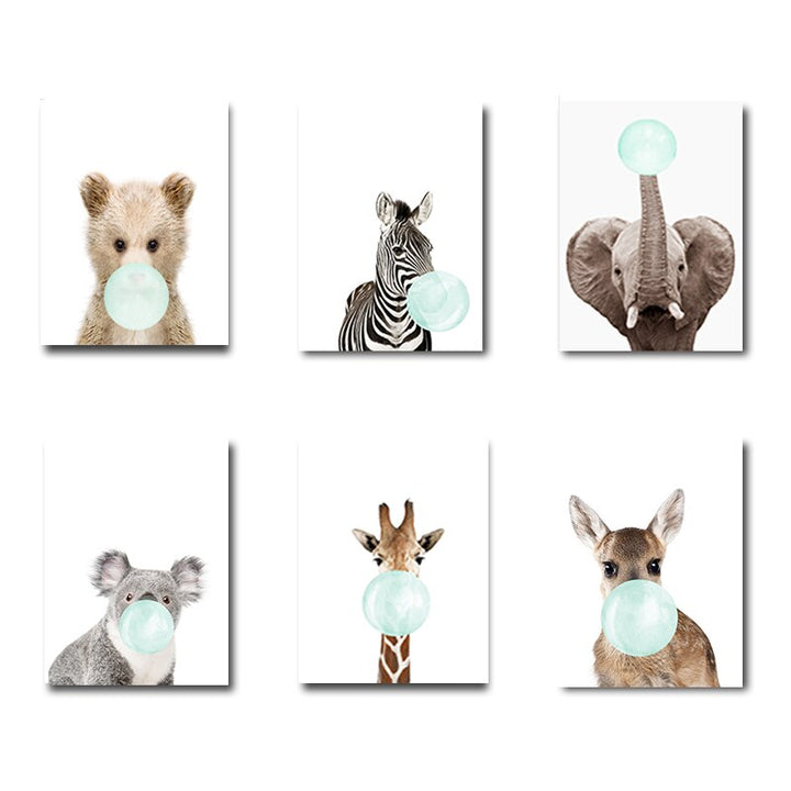 Lovely Nursery Wall Art - Canvas Wall Art Painting | Bowlift