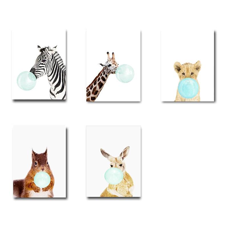 Lovely Nursery Wall Art - Canvas Wall Art Painting | Bowlift