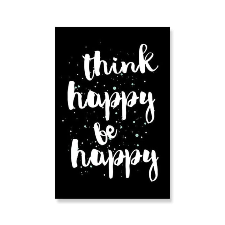 Scandinavia Black and White Do what you love Quotes - Canvas Wall Art Painting | Bowlift