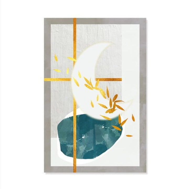 Geometric Colorful Designs - Canvas Wall Art Painting | Bowlift