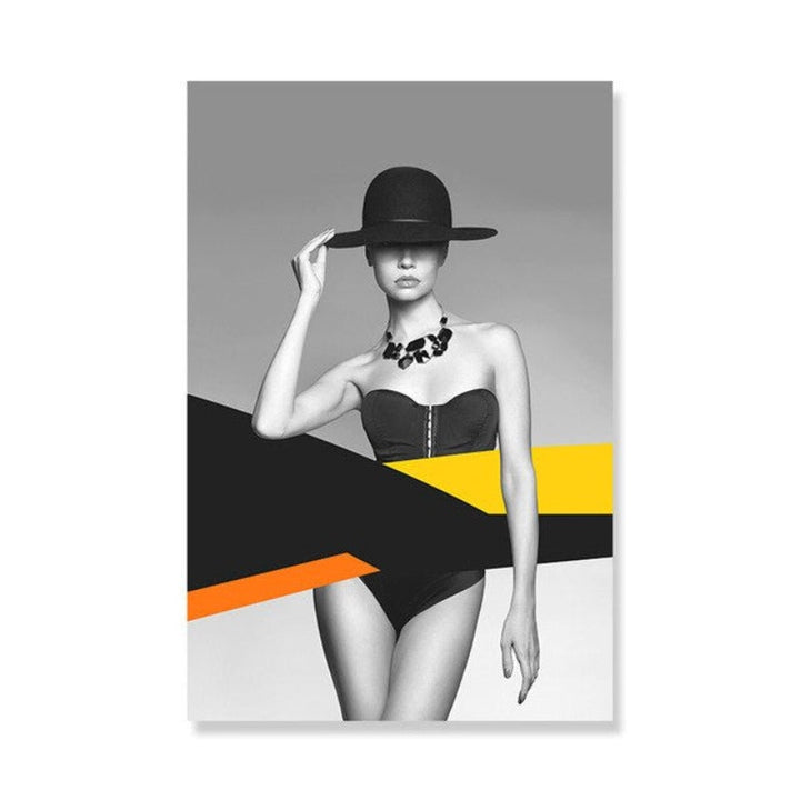 Model Figure  - Canvas Wall Art Painting | Bowlift