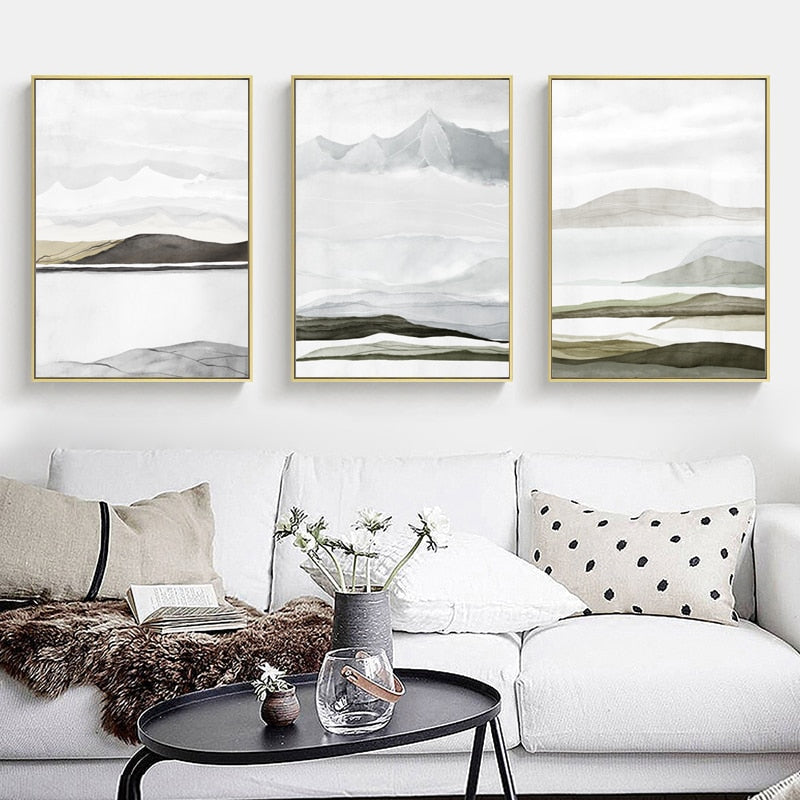 Bring Mountains Home - Canvas Wall Art Painting | Bowlift