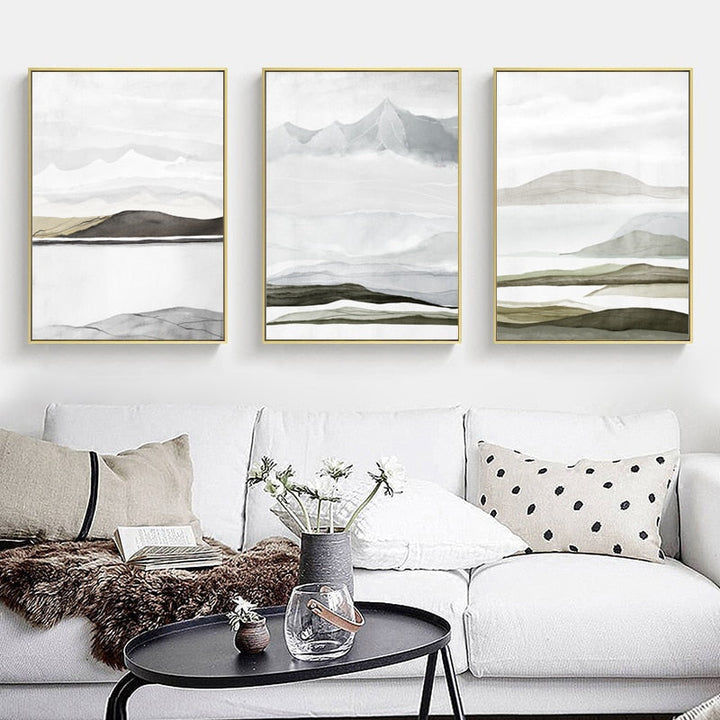 Bring Mountains Home - Canvas Wall Art Painting | Bowlift