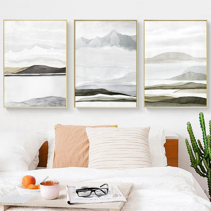 Bring Mountains Home - Canvas Wall Art Painting | Bowlift
