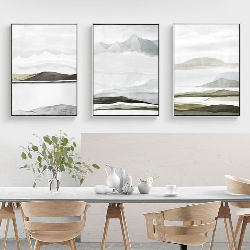 Bring Mountains Home - Canvas Wall Art Painting | Bowlift