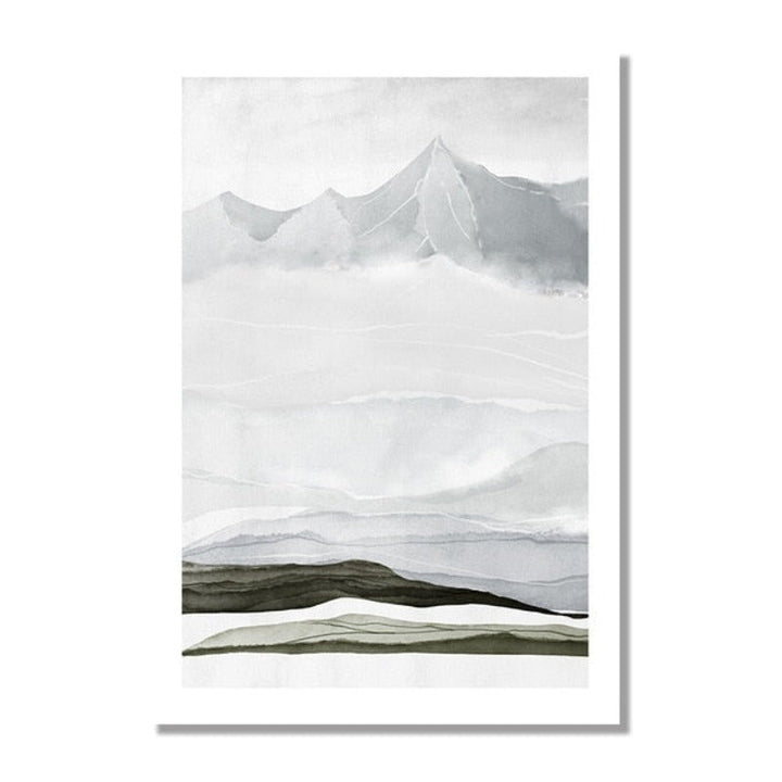 Bring Mountains Home - Canvas Wall Art Painting | Bowlift
