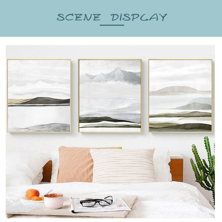 Bring Mountains Home - Canvas Wall Art Painting | Bowlift