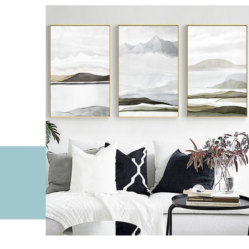 Bring Mountains Home - Canvas Wall Art Painting | Bowlift