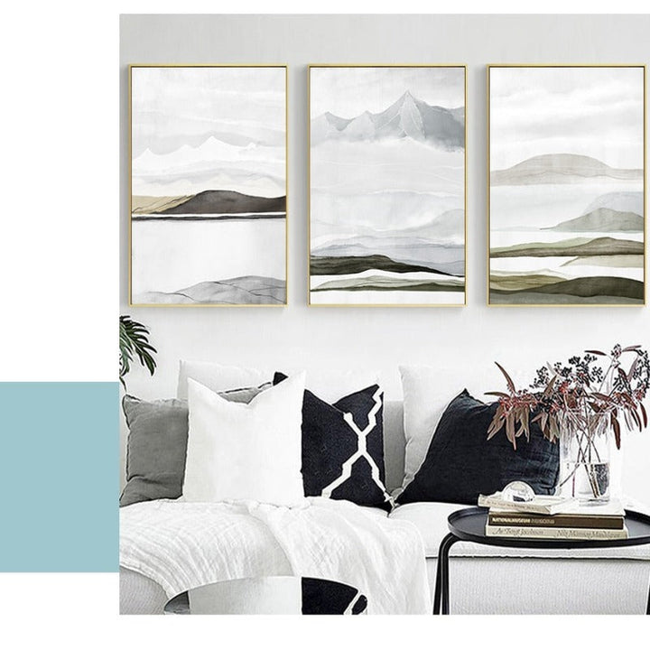 Bring Mountains Home - Canvas Wall Art Painting | Bowlift