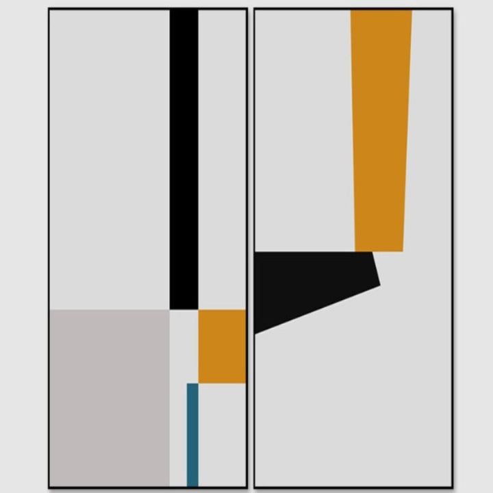 Minimalist Abstract Wall Art Gallery Scandinavia - Canvas Wall Art Painting | Bowlift