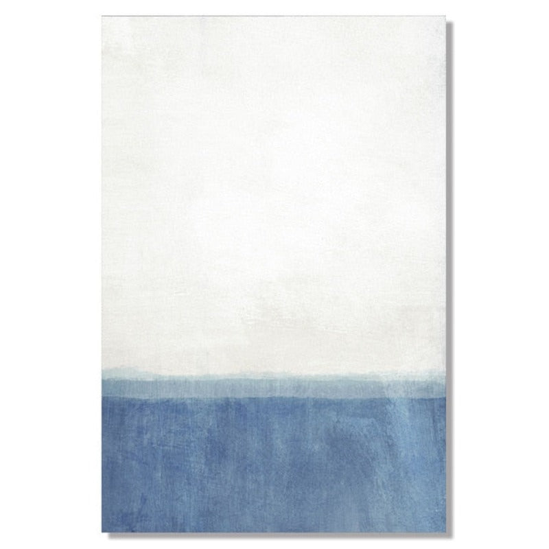 Impressions Of Blue and Black - Canvas Wall Art Painting | Bowlift
