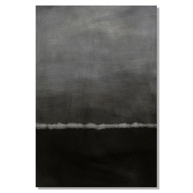 Impressions Of Blue and Black - Canvas Wall Art Painting | Bowlift