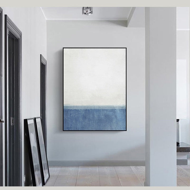 Impressions Of Blue and Black - Canvas Wall Art Painting | Bowlift