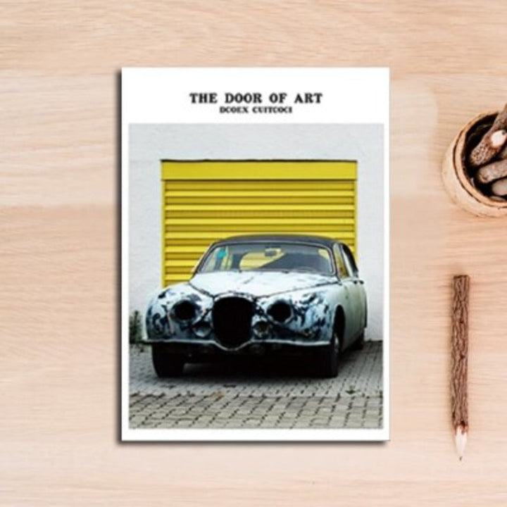 Vintage Blue Classic Cars Travel - Canvas Wall Art Painting | Bowlift