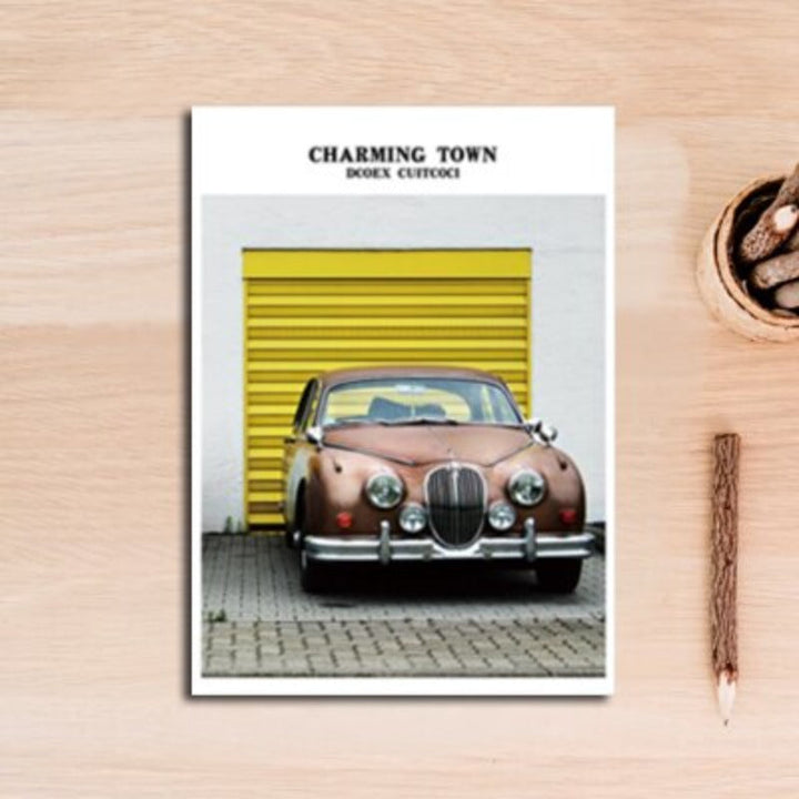 Vintage Blue Classic Cars Travel - Canvas Wall Art Painting | Bowlift