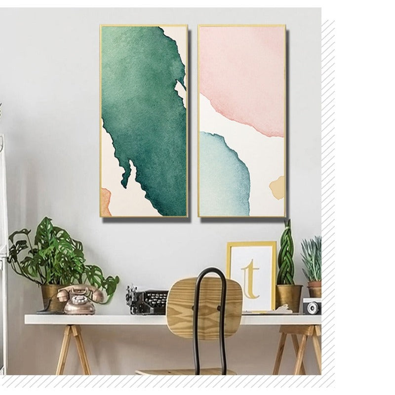 Watercolor Abstract - Canvas Wall Art Painting | Bowlift