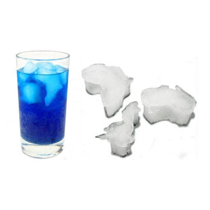 BowLift | Earth Continents Silicone Ice Tray Mold
