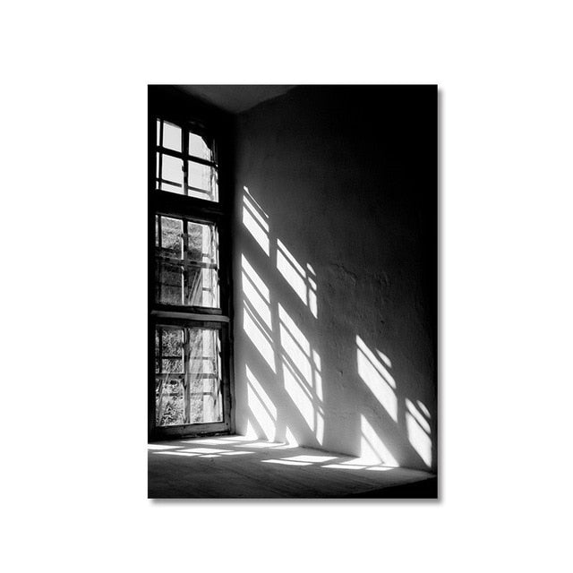 Abstract Scandinavia Style Scene - Canvas Wall Art Painting | Bowlift