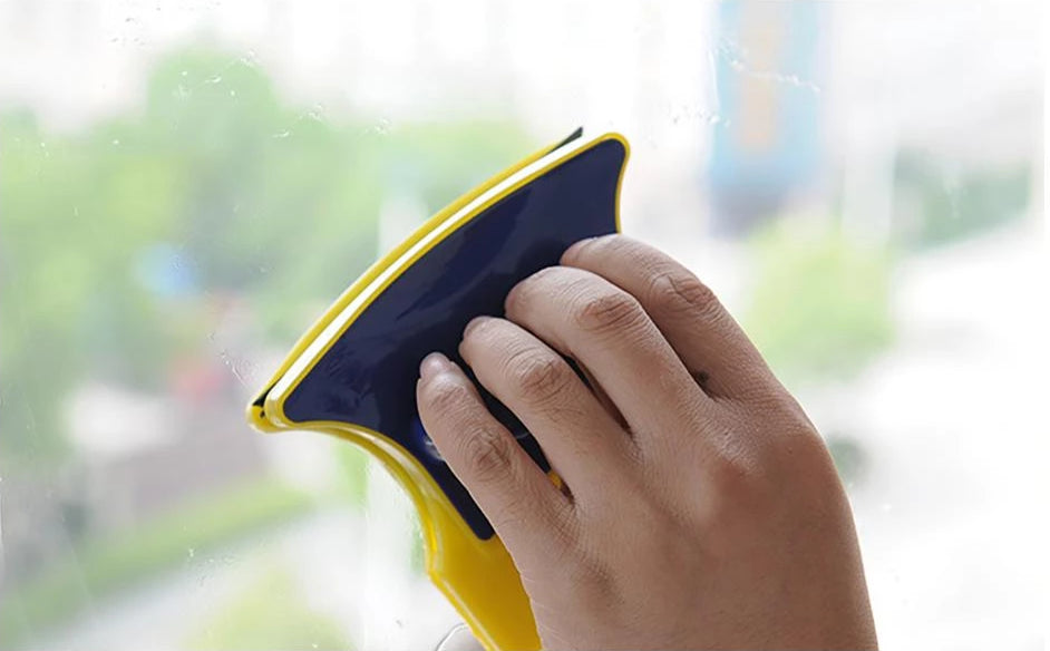 MagnaKlean - Double Sided Glass Cleaning Magnetic Brush | Bowlift