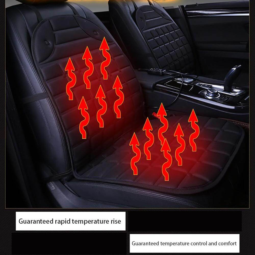 BowLift | Universal 2Pcs/Set 12V Heated Car Seat Cushion Pad
