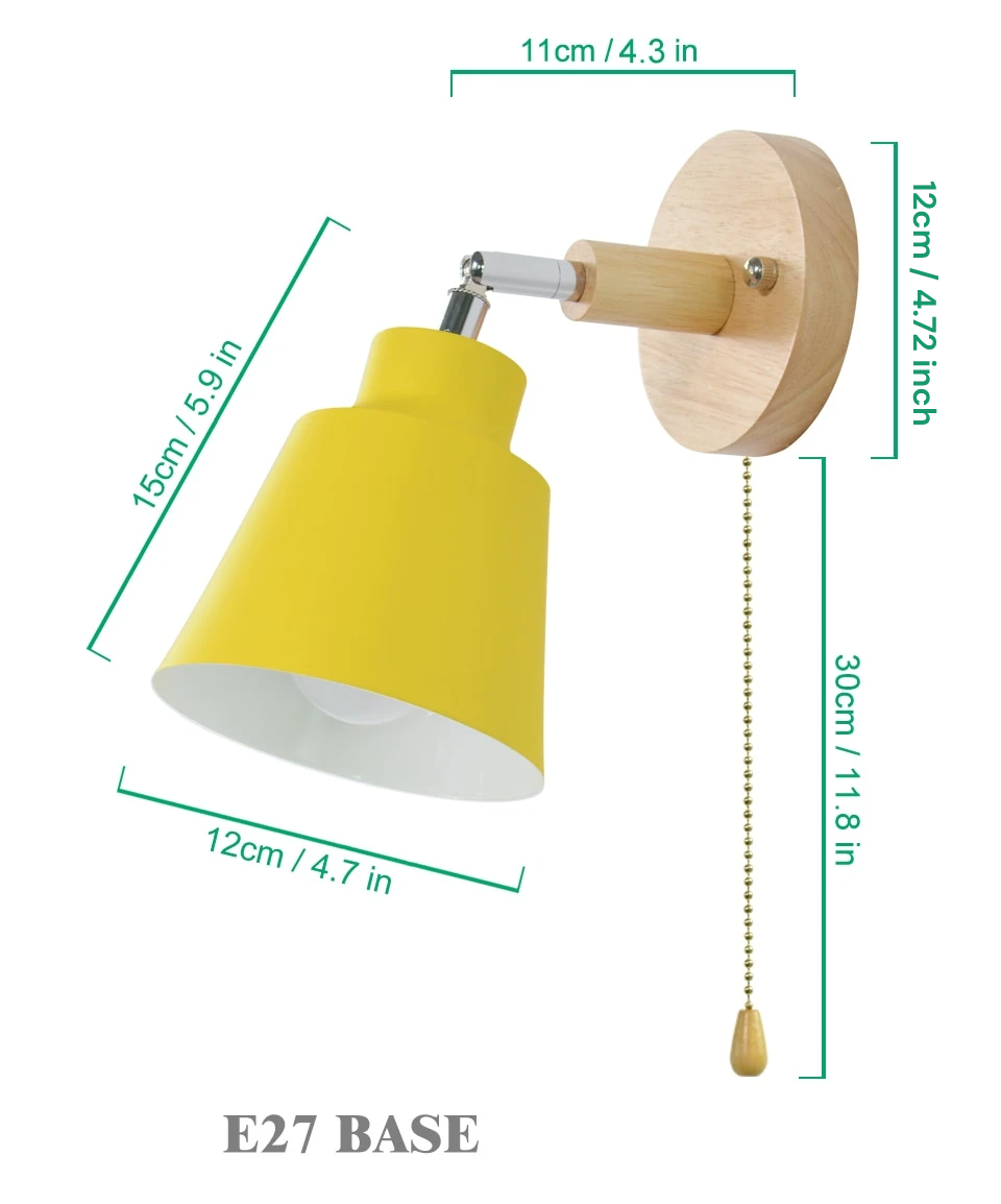 Wall Lamp with Pull Switch - TwistGlow | Bowlift