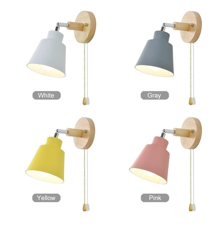 Wall Lamp with Pull Switch - TwistGlow | Bowlift