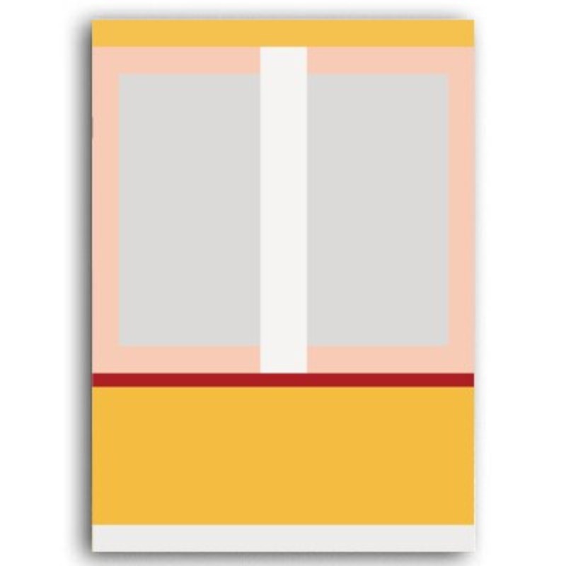 Modern Scandinavia Abstract Triangles - Canvas Wall Art Painting | Bowlift