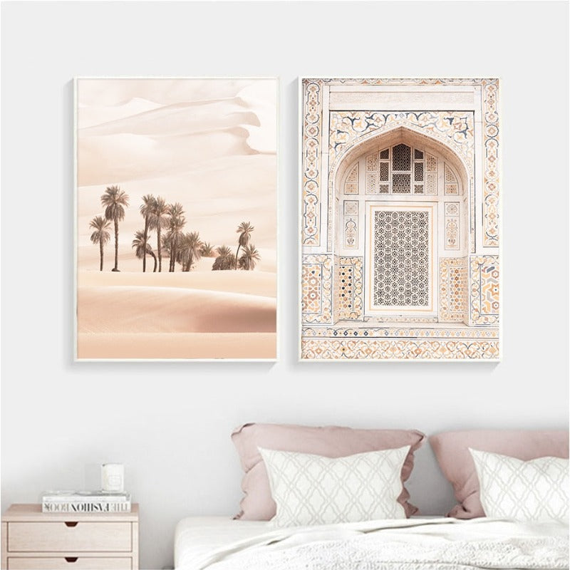 Beauty Of Desert - Canvas Wall Art Painting | Bowlift