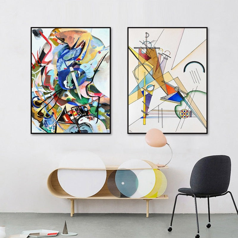 Vintage Wassily Kandinsky - Canvas Wall Art Painting | Bowlift
