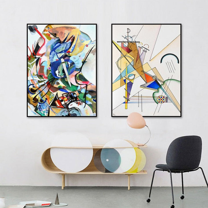 Vintage Wassily Kandinsky - Canvas Wall Art Painting | Bowlift